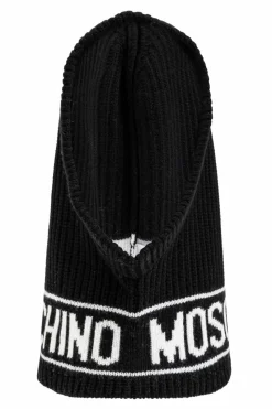 Moschino BLACK Hoodie with logo