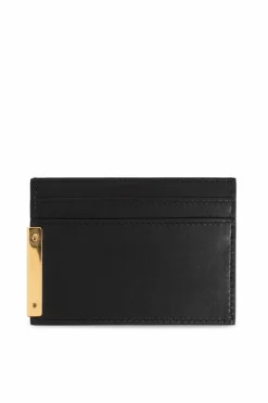 Moschino BLACK Leather card holder