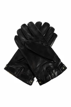 Moschino BLACK Leather gloves