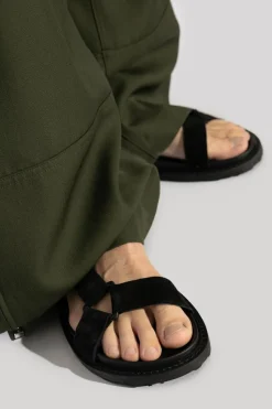 Moschino BLACK Sandals with logo