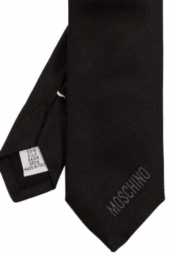 Moschino BLACK Silk tie