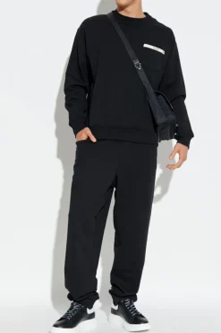 Moschino BLACK Sweatshirt with logo