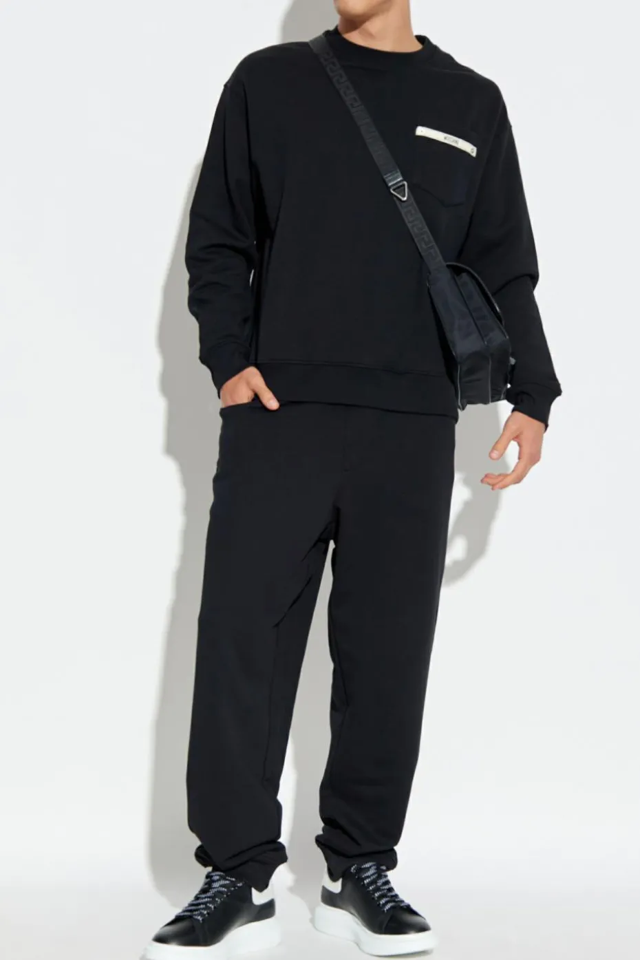 Moschino BLACK Sweatshirt with logo