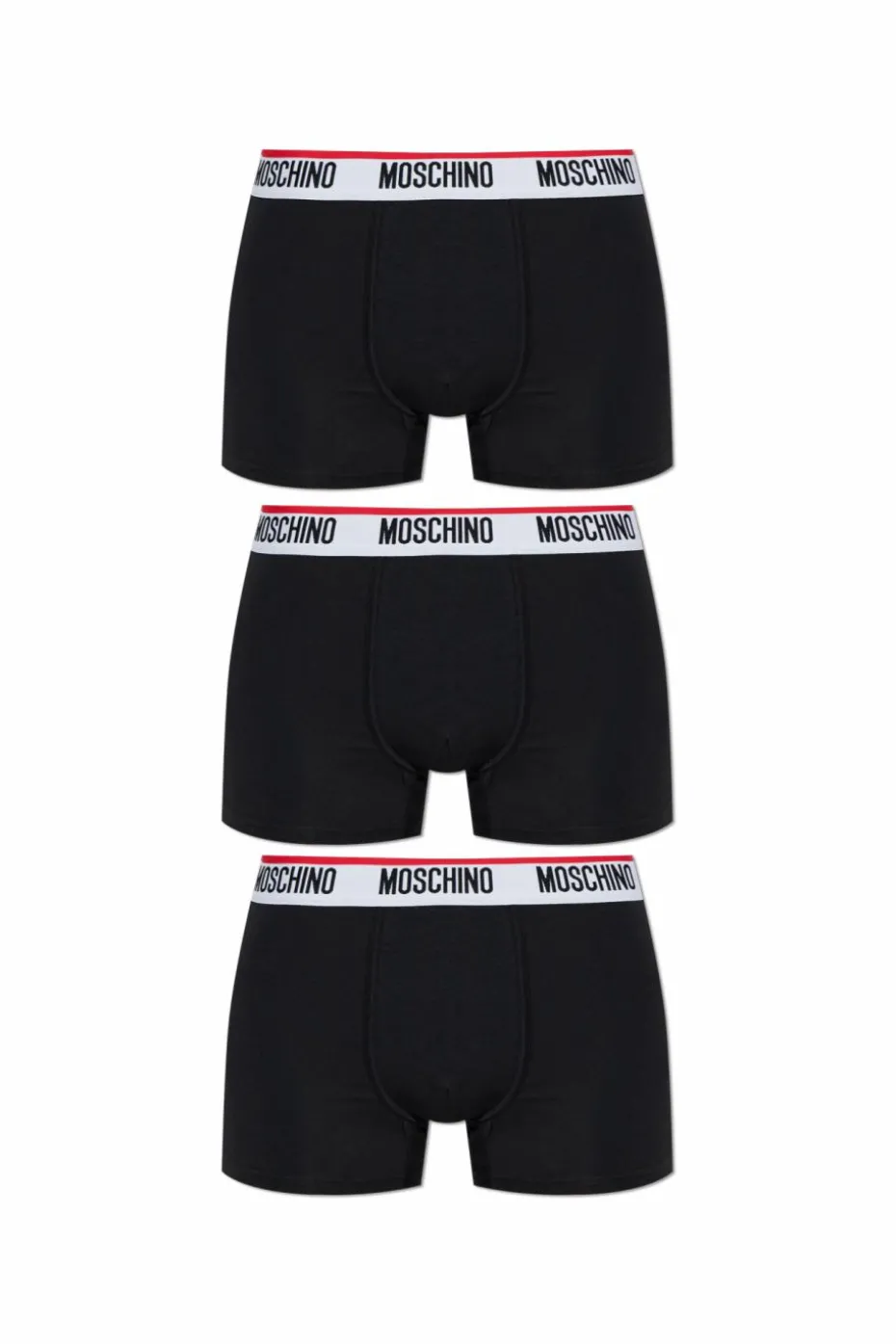 Moschino BLACK Three-pack of boxers with logo