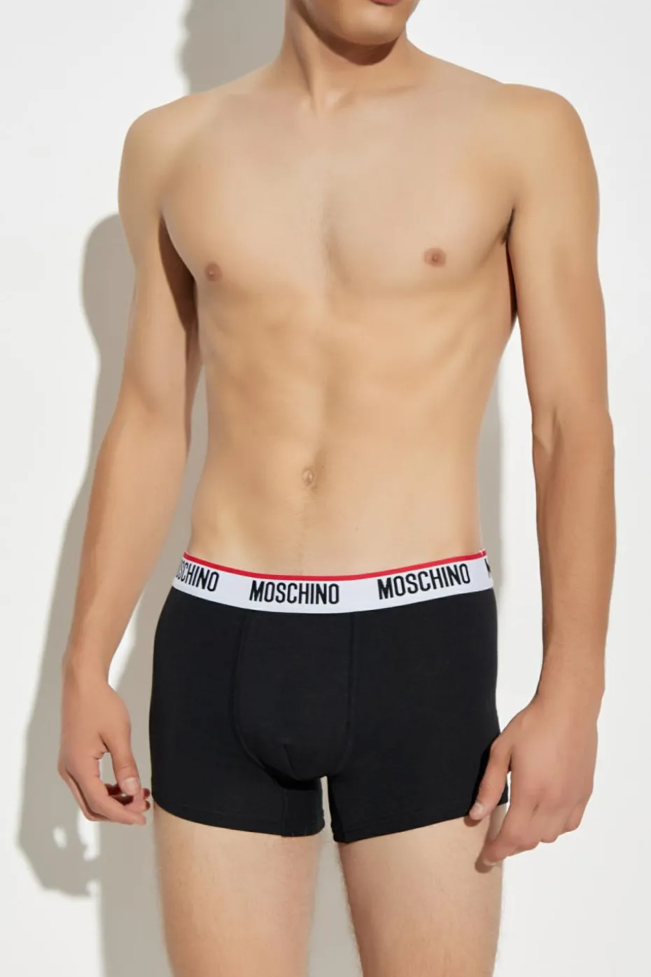 Moschino BLACK Three-pack of boxers with logo