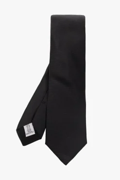 Moschino BLACK Tie with logo