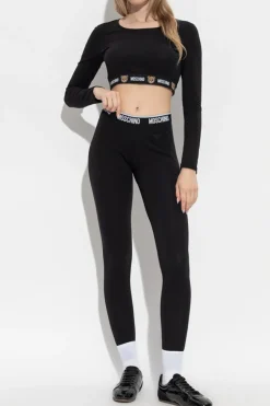 Moschino BLACK Top with "Z" logo