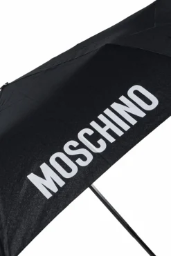 Moschino BLACK Umbrella with logo