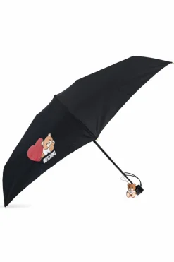 Moschino BLACK Umbrella with logo