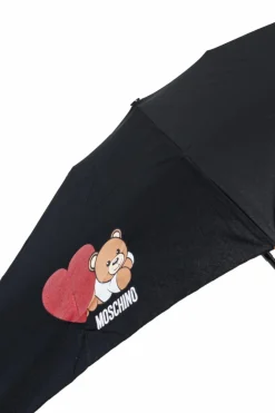Moschino BLACK Umbrella with logo