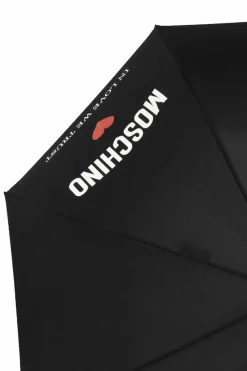 Moschino BLACK Umbrella with logo