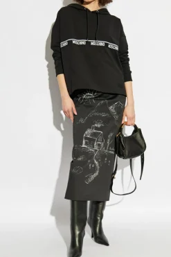 Moschino BLACK Underwear line sweatshirt