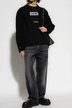 Moschino BLACK Wool coat