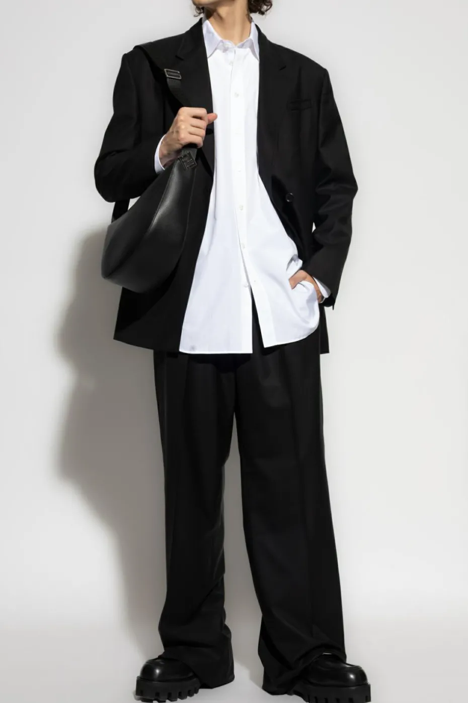 Moschino BLACK Wool trousers