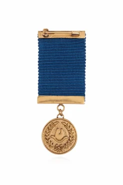 Moschino BLUE Brooch with pendant