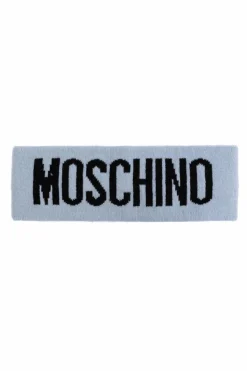 Moschino BLUE Headband with logo