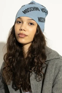 Moschino BLUE Monogram cap