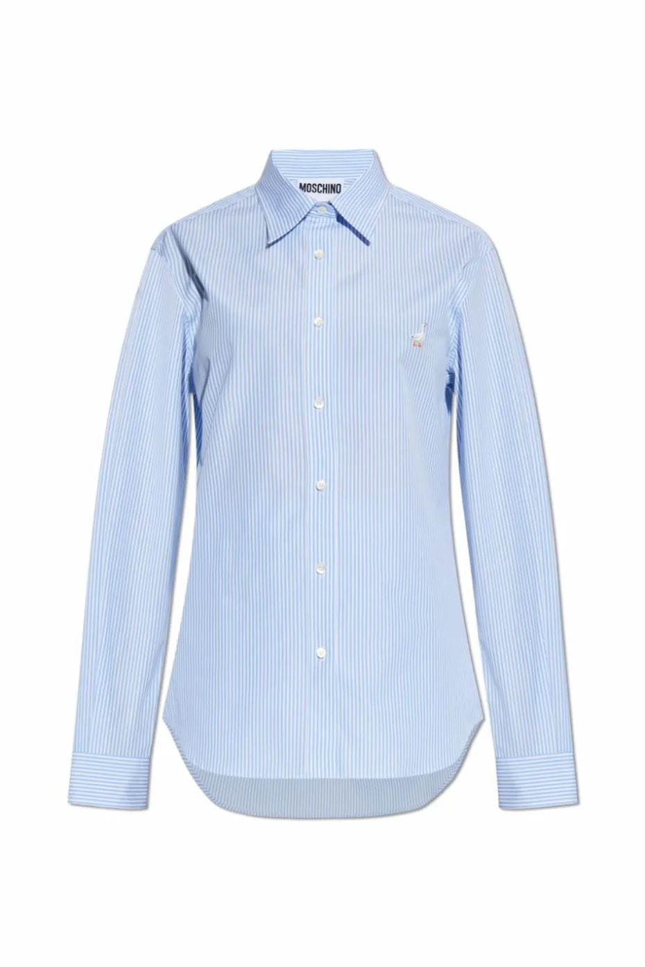 Moschino BLUE Shirt with striped pattern