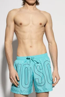 Moschino BLUE Swim shorts with logo