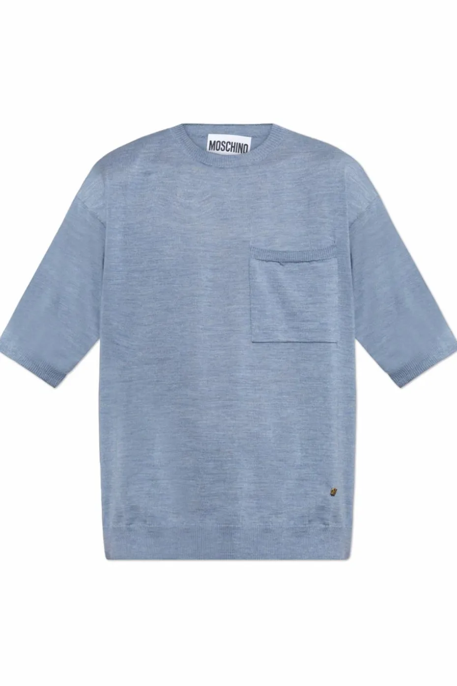 Moschino BLUE T-shirt with pocket