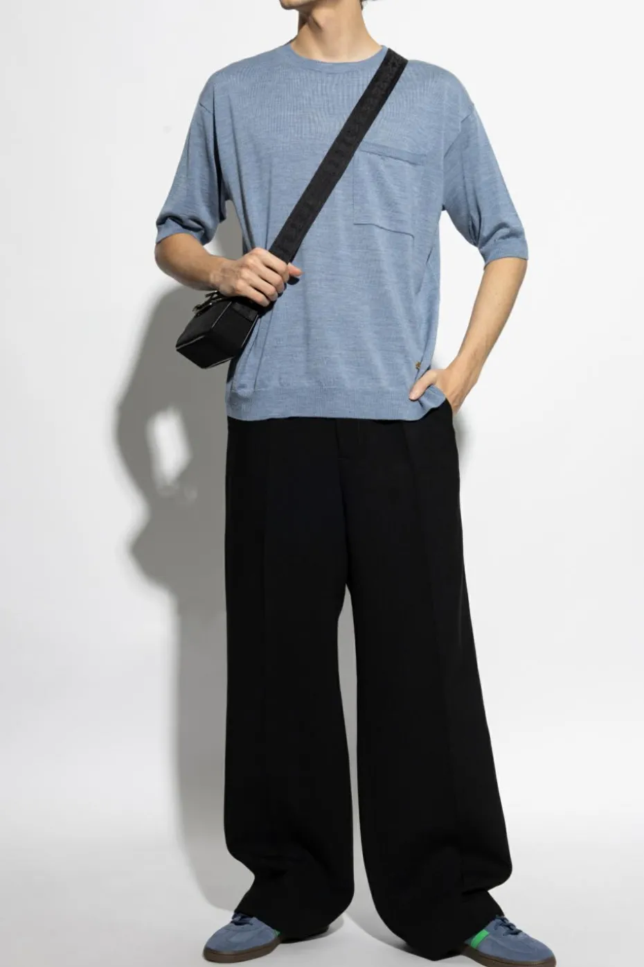 Moschino BLUE T-shirt with pocket