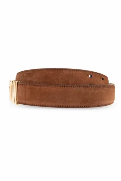 Moschino BROWN Leather belt