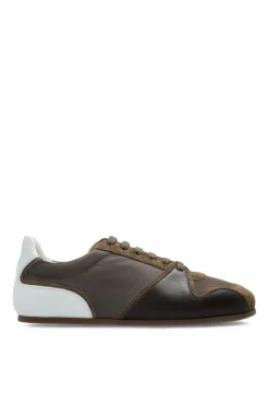 Moschino BROWN Leather sneakers