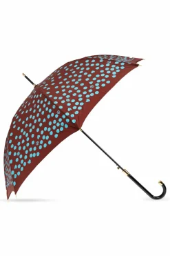 Moschino BROWN Parasol with pattern