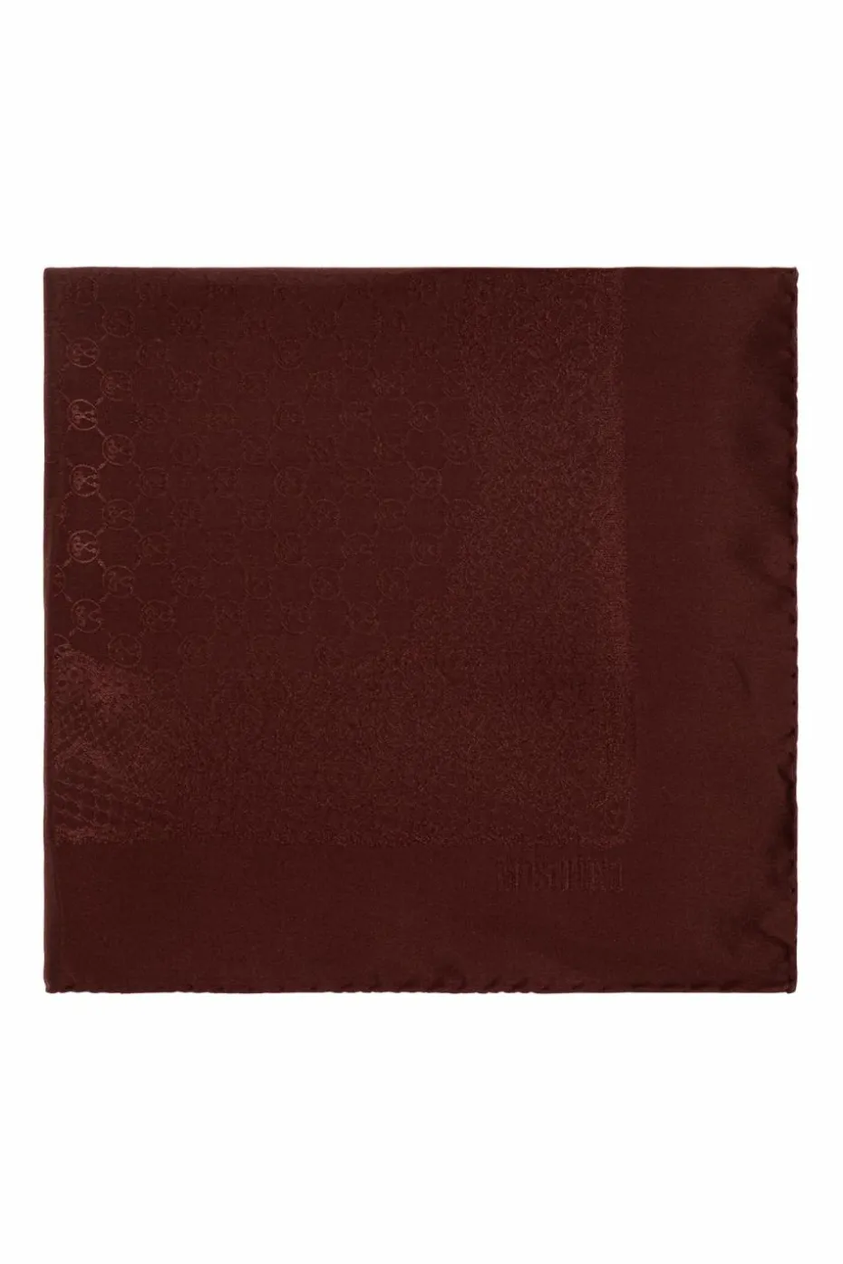 Moschino BROWN Scarf with monogram