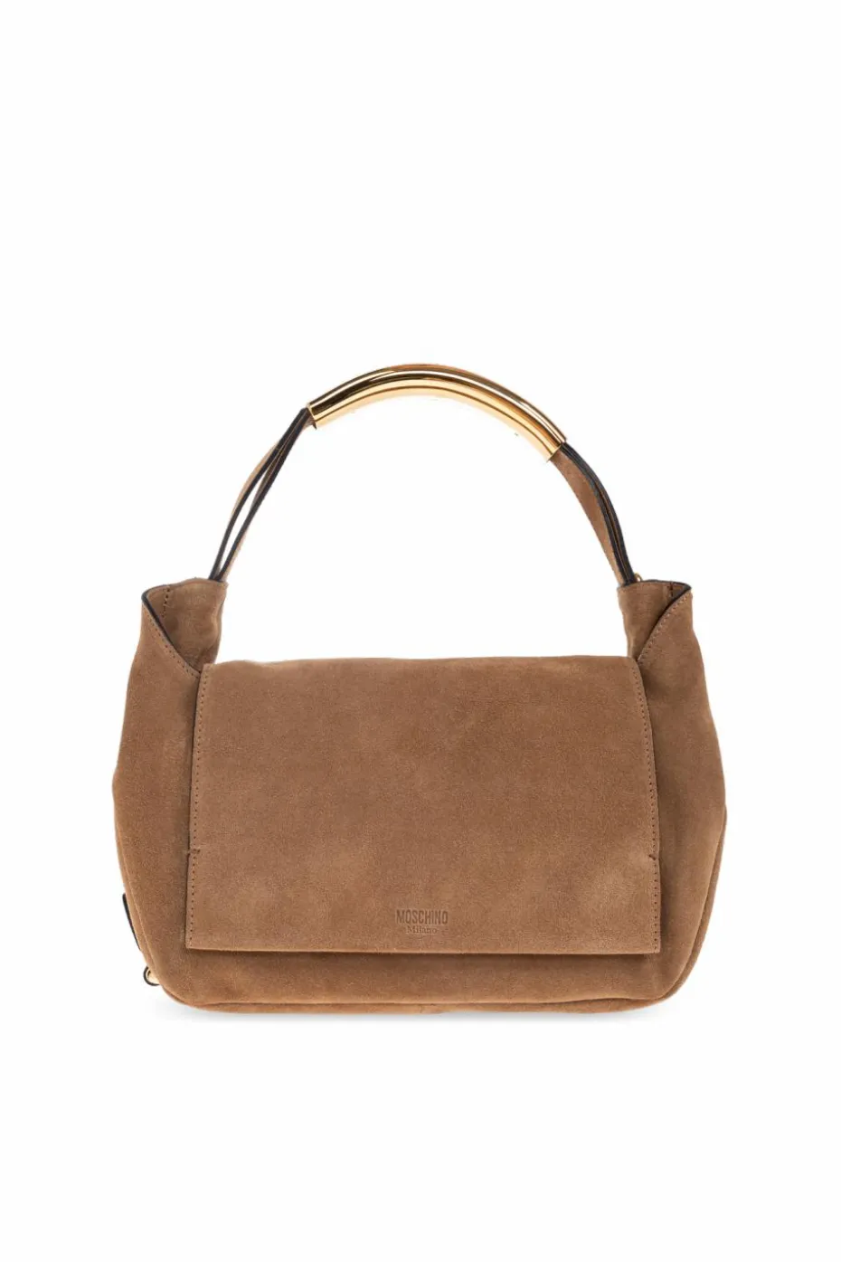 Moschino BROWN Suede handbag