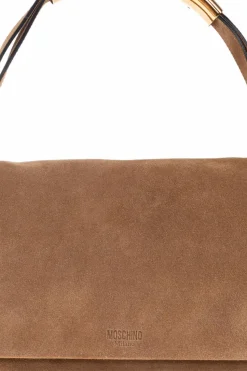Moschino BROWN Suede handbag