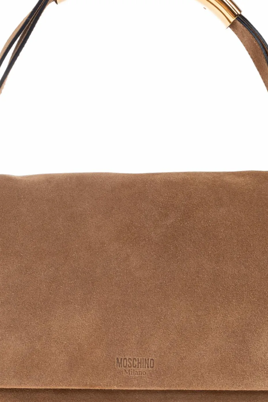 Moschino BROWN Suede handbag