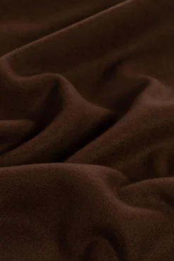 Moschino BROWN Wool scarf with embroidered logo