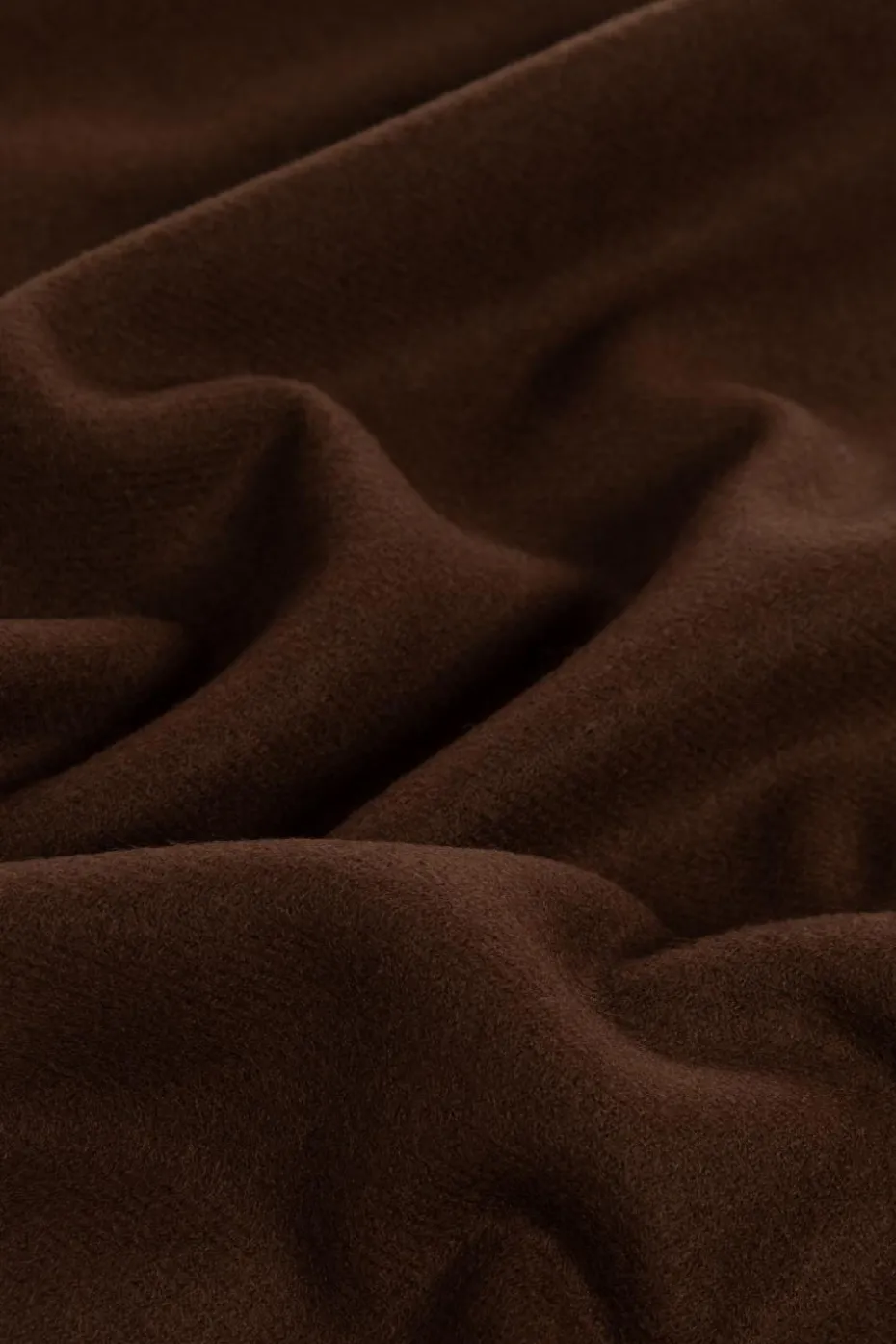 Moschino BROWN Wool scarf with embroidered logo