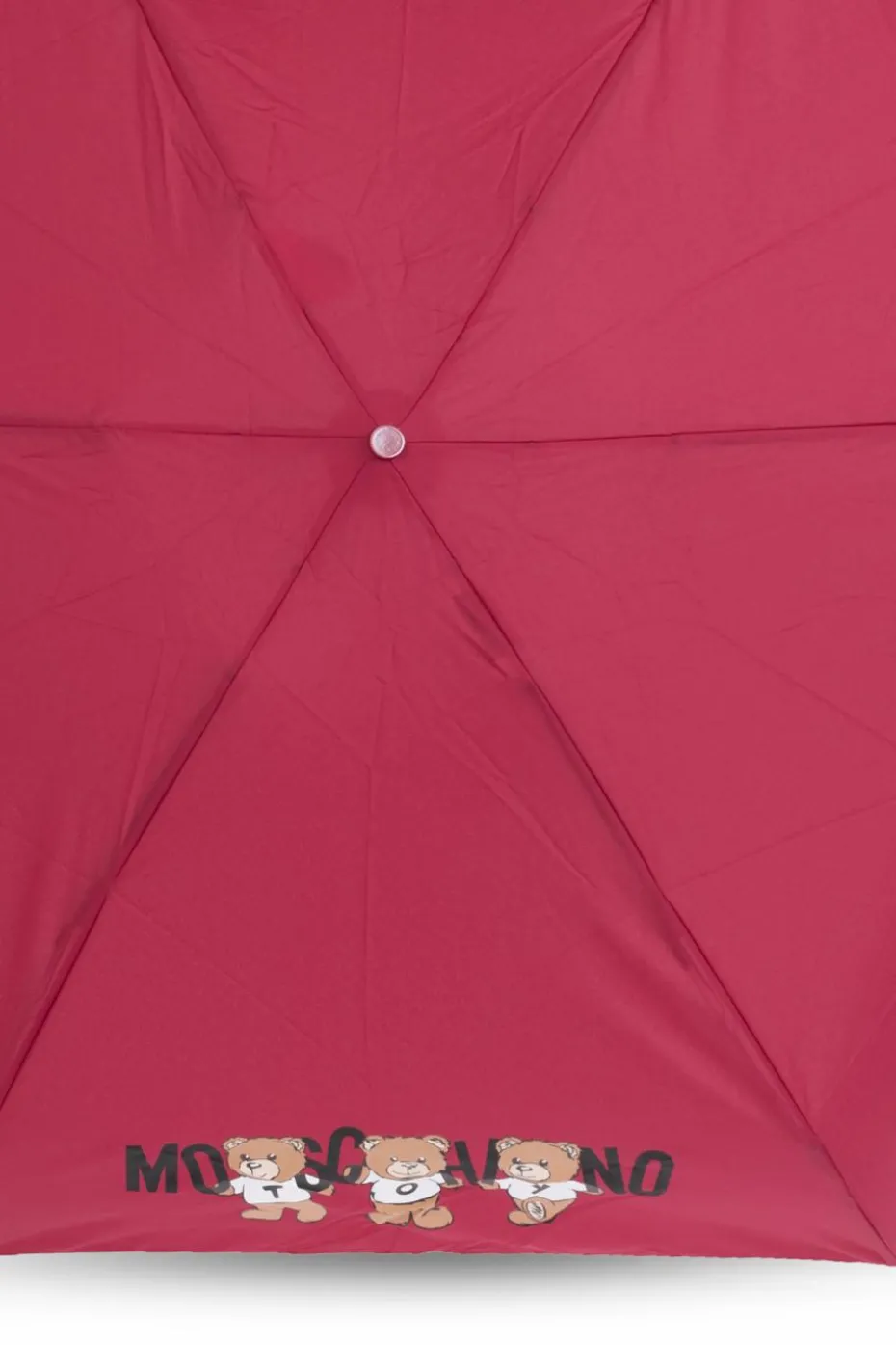 Moschino BURGUNDY Umbrella with logo