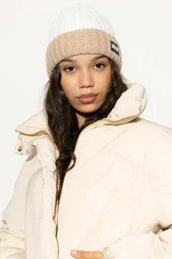 Moschino cream Cap with logo patch
