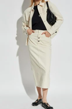 Moschino cream Denim jacket