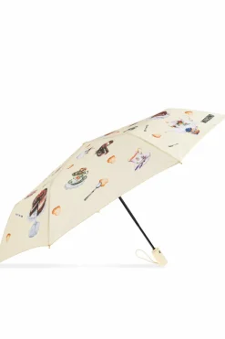 Moschino cream Folding umbrella