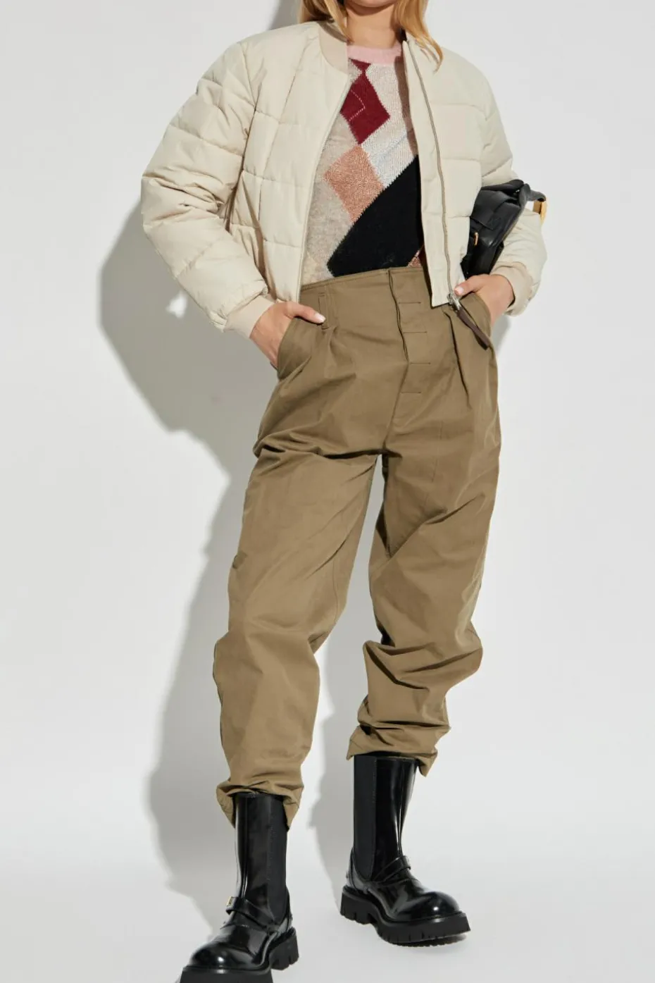 Moschino cream Insulated jacket