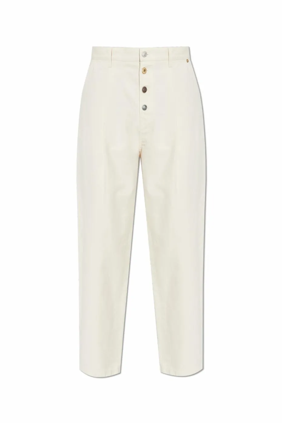 Moschino cream Jeans with logo