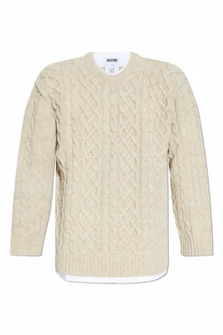 Moschino cream Wool sweater