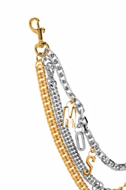 Moschino GOLD Bag chain with logo