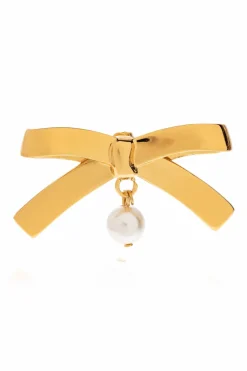 Moschino GOLD Bow-shaped earrings
