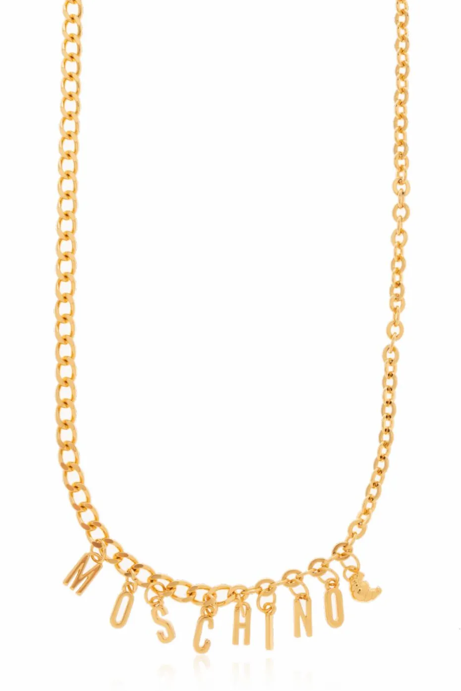 Moschino GOLD Necklace with logo
