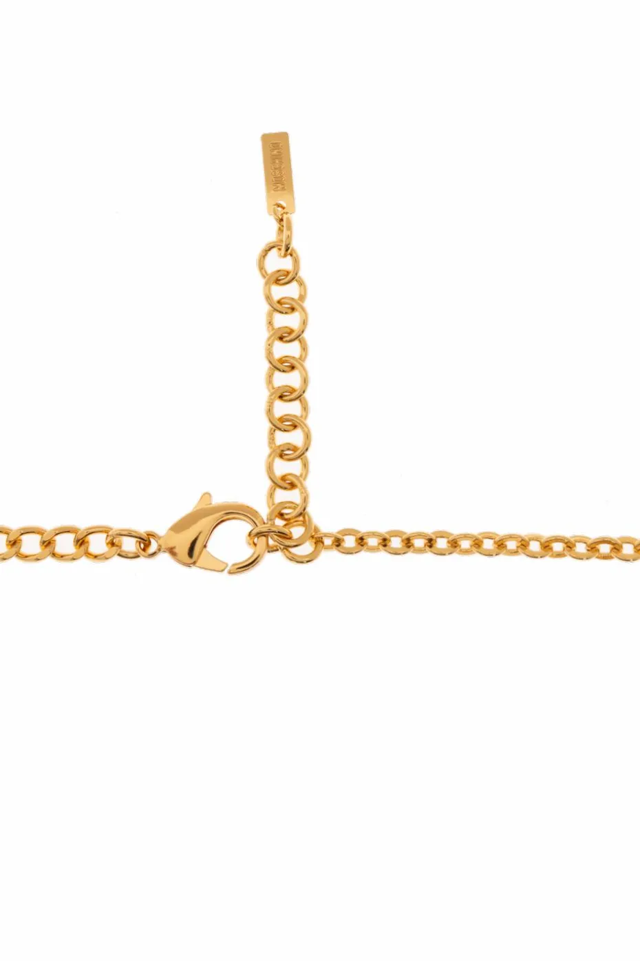 Moschino GOLD Necklace with logo