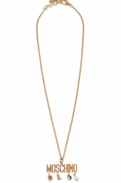 Moschino GOLD Pendant in the shape of a logo