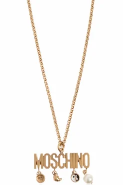 Moschino GOLD Pendant in the shape of a logo