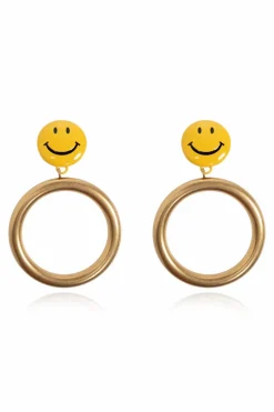 Moschino GOLD Round earrings
