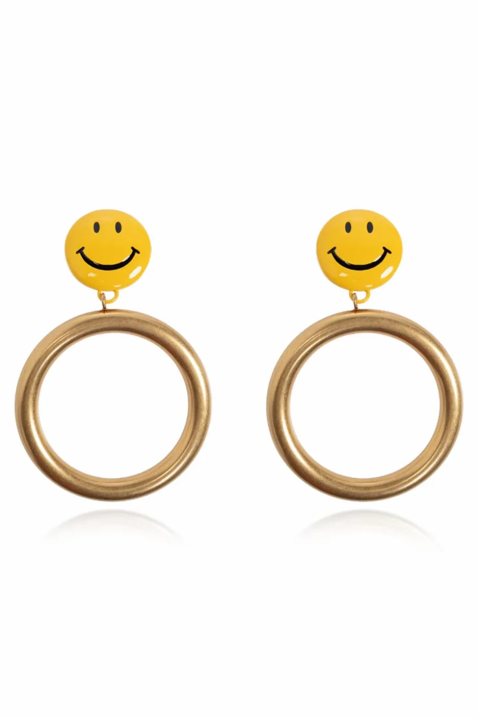 Moschino GOLD Round earrings