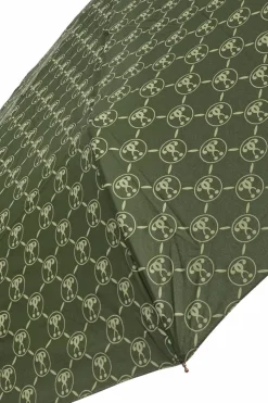 Moschino GREEN Foldable umbrella with logo